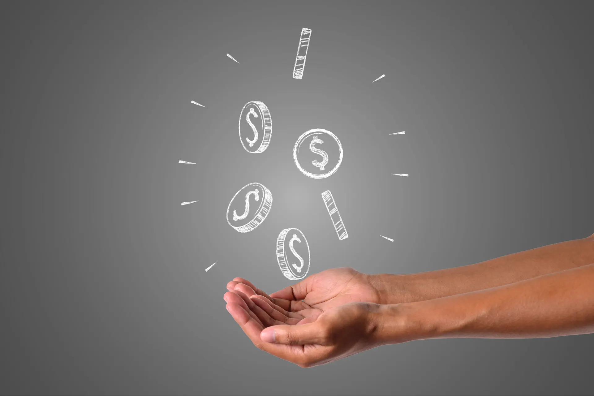 Receive the income